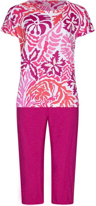 Pastunette Pyjama Paradise Pink Katoen Roze Maat 36
