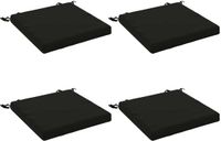 vidaXL - Coussin d'assise - SOEST - Zwart