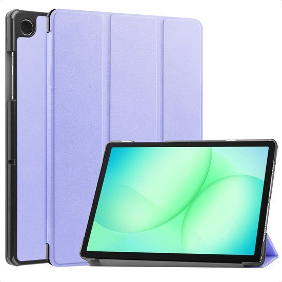 imoshion Tablet Hoes - Geschikt voor Samsung Galaxy Tab A11 Plus - Trifold Bookcase - Lila