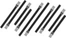 ProPlus Voordeelset van 10x stuks caravan/camper fietsen spanbanden 30/50/75 cm - Zwart