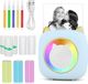 Holland Connections Mini-printer - imprimante photo mobile avec LED sept couleurs - imprimante photo portable - impression photo sans fil - imprimante thermique - smartphone - Bluetooth