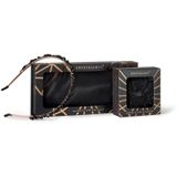 Crystallove Black Silk Haarelastiekjes 3 st