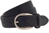 Vanzetti Leren riem 30mm Leather Belt W100 Black zwart