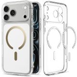 Spigen Ultra Hybrid MagFit iPhone 18 Pro / 17 Pro Coque MagSafe Transparent Or