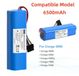 Batterie de remplacement pour robots aspirateurs - Modèle 5090 - 6500 mAh - Lithium-ion - 14,8 V - 18650 - Certifié CE
