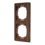 REV NOVA - 2-voudig frame verticaal, walnootkleur