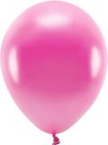 Merkloos / Sans marque Partydeco Sp. Z O. O. 200x Fuchsia roze ballonnen 26 cm eco/biologisch afbreekbaar