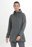 Weather Report Softshelljacke LILAN Vrouwen donkergrijs Polyester/Elastaan Maat 36