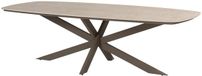 4 Seasons Outdoor Nevada low dining tuintafel 250x105x69 cm ovaal keramiek terre