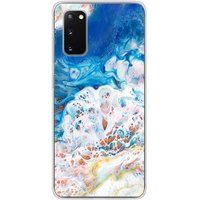 Samsung Galaxy S20 Marbre ocean bedrukt siliconen hoesje