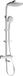 Mexen CQ33 bad-douche set met regendouche en thermostatische kraan, chroom