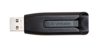 Verbatim V3 USB Stick - 32 GB - USB 3.0 - Zwart - Uitschuifbaar