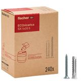 Fischer Ecoricarica 240 pluggen SX 5 x 25 S met schroef
