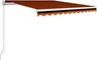 vidaXL Parasol manuel 350 x 250 cm polyester orange