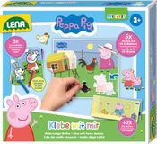 Lena Peppa Pig educatief knutselspel - leren lijmen en plakken.