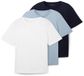 Tom Tailor - Basic T-shirts in een 3-pack - Maat S - White
