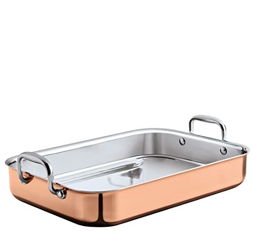 CULINOX Braadpan - Rechthoekig - 35 x 25 cm - 5 liter - Koper
