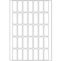 HERMA 2350 mini multifunctionele etiketten (12 x 30 mm, 32 velles, papier, mat) zelfklevend, permanent klevende huishoudelabels voor handschrift, 1,120 stickers, wit
