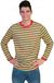 Merkloos / Sans marque Carnaval shirt Dorus - gestreept - verkleedkleding - t-shirt/trui - lange mouw - verkleed shirt XL