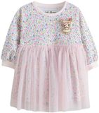 Next - Jongens - Cath Kidston sweaterjurk met mesh - Wit