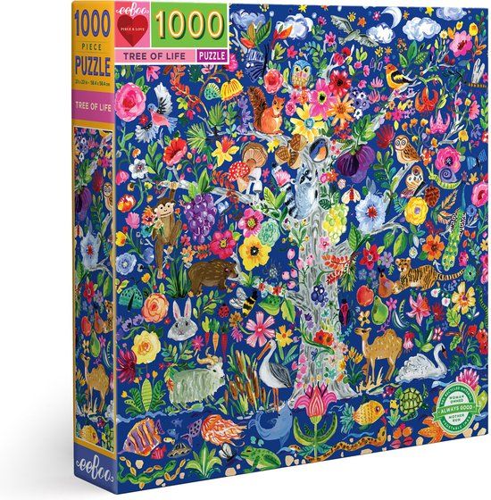 eeBoo Levensboom (1000) - 1000 Piece Puzzle