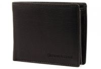 bruno banani Leren Portemonnee Sleutelhanger Gift Set Slim Wallet / Keychain Black