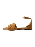 Next - Dames - Forever Comfort® sandalen met geweven bandje - Tan Brown