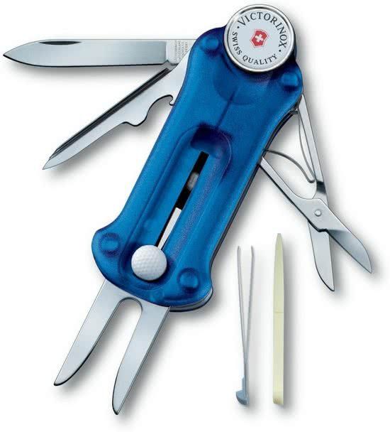 Victorinox Golftool Blauw Transparant 10 functies