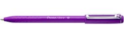 Pentel Izee balpen, 0,7 mm, violet, 12 stuks