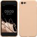 kwmobile telefoonhoesje geschikt voor Apple iPhone SE (2022) / SE (2020) / 8 / 7 - Hoesje voor smartphone - Precisie camera uitsnede - In pastelkleurige perzik