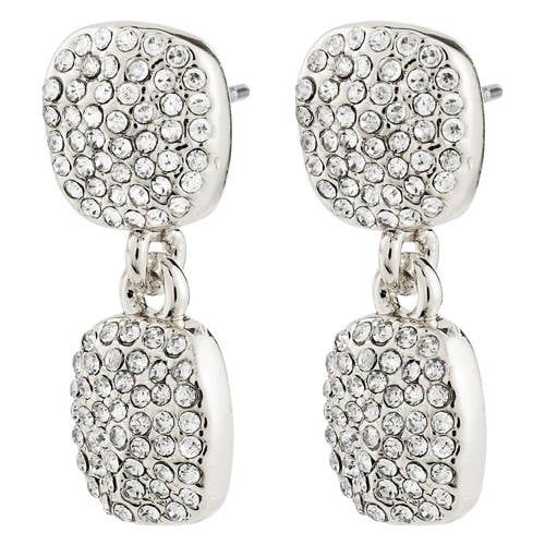 PILGRIM silver plated oorbellen Ember