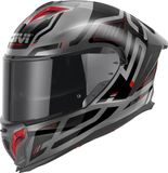 GIVI 50.3 Quasar Titanium Rouge/Noir Casque intégral Taille S