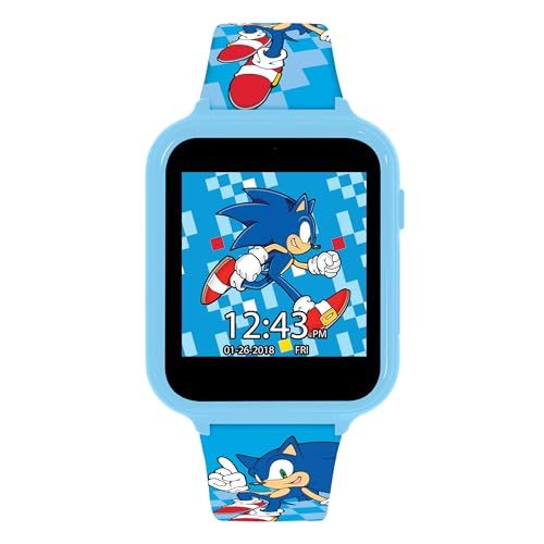 Sonic Smart-Watch SNC4055, Blauwe print, riem