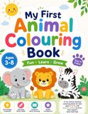 Title Cute Animals Colouring Book for Kids Ages 4-8: Fun and Easy Educational Coloring Pages for Boys and Girls: Colouring