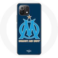 Maniacase Hoesjes voor Xiaomi Mi 11 Lite Olympique de Marseille OM blauw logo