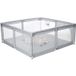 Drillpro Parc Bébé 150 X 150 X 55 Cm – Tissu Polyester Oxford – Connecteurs En Plastique ABS – Barrière De Sécurité Pour Enfants 0-36 Mois
