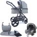 OEM Holland Connections 3 in 1 Wandelwagen met Autostoel en Accessoires - Comfortabel en Veilig voor Kinderen