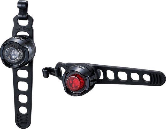 CatEye Orb Fietsverlichting Set - LED - Zwart