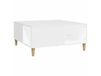 Maison Exclusive - Table basse, blanc, 80x80x36,5 cm, en panneaux de particules