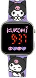 Kuromi Led-klok Paars