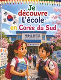Je découvre l'école en Corée du Sud: Un voyage fascinant au cœur des classes, de l'alphabet Hangeul, du kimchi à la cantine et des secrets du hagwon – Avec quiz et coloriages