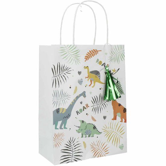 Folat Uitdeelzakjes Dino Roars - 6 stuks - 27 x 20 cm
