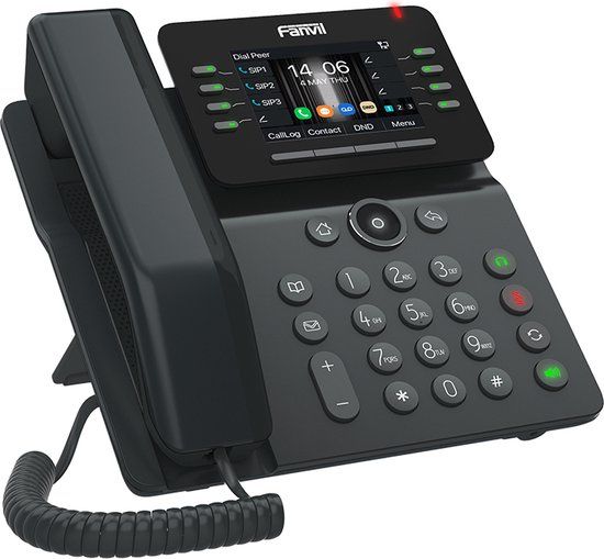 Fanvil V63 IP telefoon Zwart 6 regels LCD Wifi