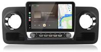 Mercedes-Benz autoradio 10,1 pouces 2+64 Go Android 15 pour Sprinter 2018-2022, avec CarPlay sans fil, Android Auto, WiFi, navigation GPS, RDS, DSP, DAB+ et Bluetooth, incluant bouton rotatif