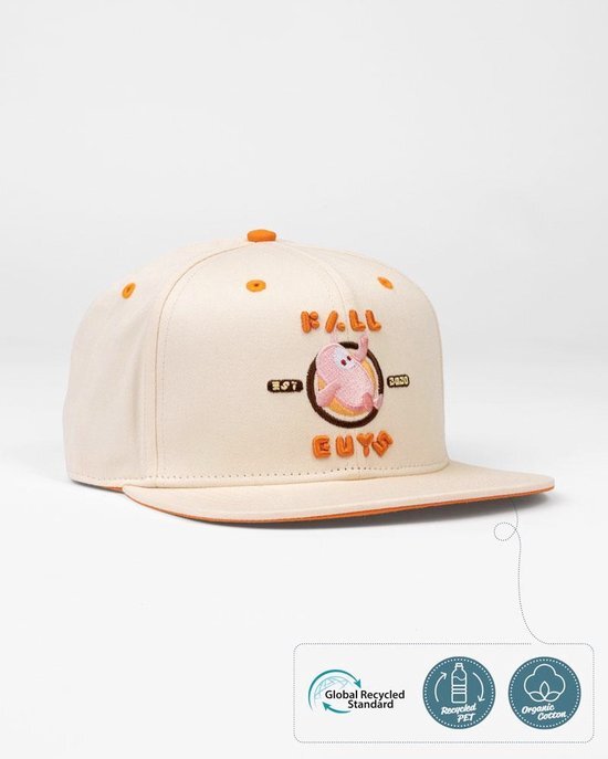 ItemLab Fall Guys - Qualified Snapback Pet - Creme