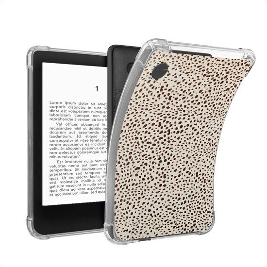 imoshion Ploonk B.V. Ereader Hoes - Geschikt voor Kobo Clara BW/Kobo Clara Colour - Desert Dots