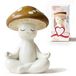 Omgoods - Figurine de champignon de méditation, idéal pour la décoration d'intérieur et d'extérieur