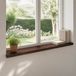 vidaXL - Raamprofielen - 2 stuks - Donkerbruin - 120 x 30 x 2 cm
