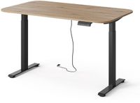 Vicco Elevate Bureau – 140 x 80 cm Zwart/Ambachtelijk