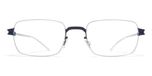 Mykita Asger Lunettes De Vue Unisexe Argent Rectangles 55mm